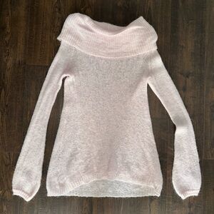 Free People Pink Knit Sweater